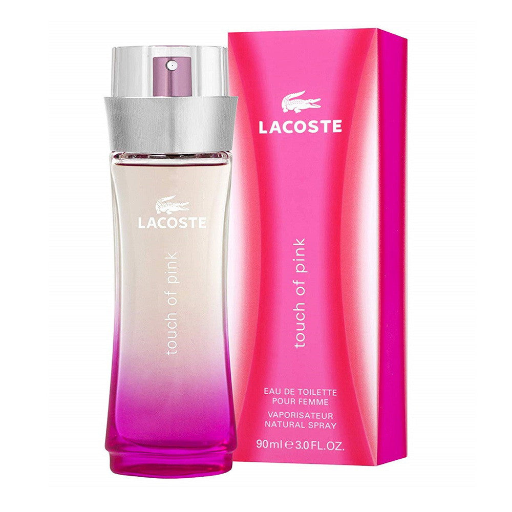 Lacoste Touch of Pink Eau De Toilette, Perfume for Women, 3 Oz